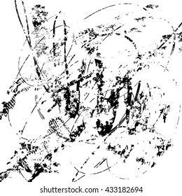 vector grunge texture, grunge scratched white background