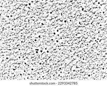 Vector grunge texture of snow with raindrop stains. Distressed winter background for design projects
