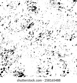 Vector grunge texture. White and black background. 