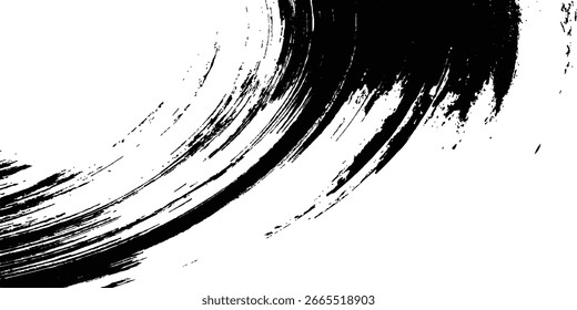 Vector grunge textura fondo transparente blanco. Pincel blanco y negro pinta el fondo transparente blanco. Fondo de pantalla, Plantilla de salpicaduras de pintura, Anuncio de suciedad, diseño de acuarela.