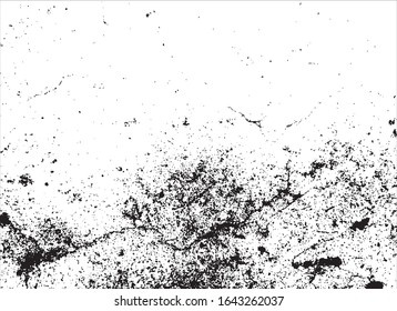 vector grunge texture.black and white background