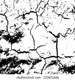 vector of grunge vintage background black and white