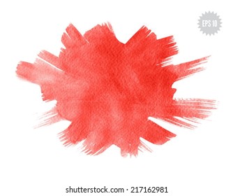 Vector grunge watercolor background. Multi purpose design element.