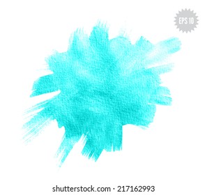 Vector grunge watercolor background. Multi purpose design element.