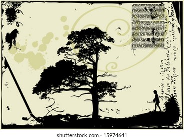 vector grungy background