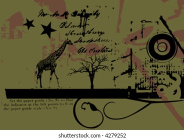 vector grungy background