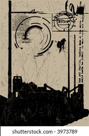 vector grungy background-you can find this type of illustrations in my gallery