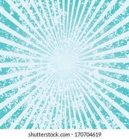 Vector grungy burst background.