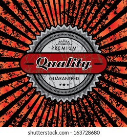 Vector grungy label background.