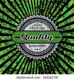 Vector grungy label background.