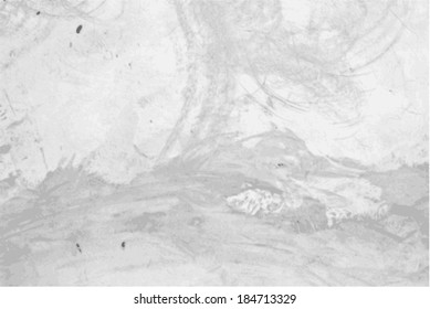 Vector Grungy White Concrete Wall Background