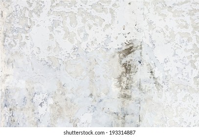 Vector Grungy White Concrete Wall Background