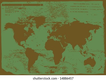 世界地図 手書き のイラスト素材 画像 ベクター画像 Shutterstock