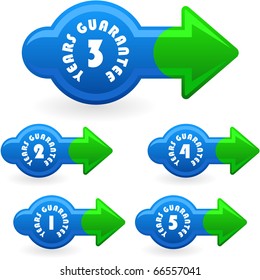 Vector guarantee elements foe sale.