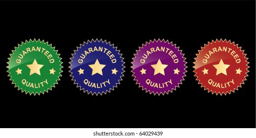 vector guaranty label