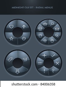 Vector GUI Set - Radial Menus