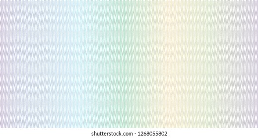 Vector Guilloche background for certificate or diploma and currency design