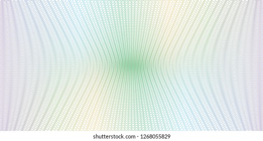 Vector Guilloche background for certificate or diploma and currency design