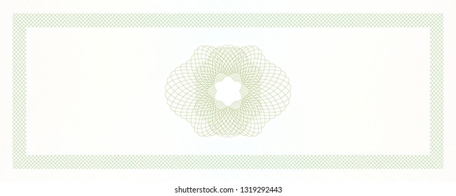 Vector Guilloche background for certificate or diploma and currency design
