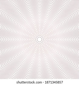 Vector Guilloche background for certificate or diploma