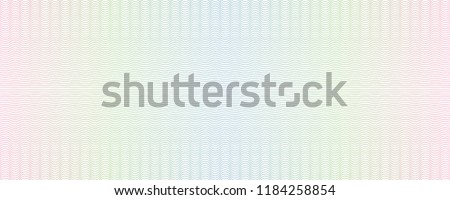 Vector Guilloche background for certificate or diploma and currency design