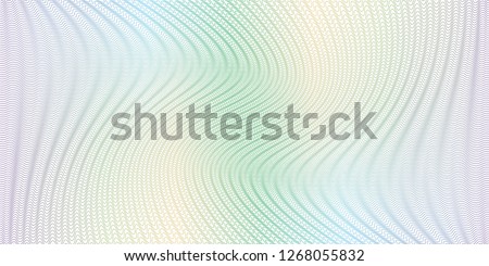 Vector Guilloche background for certificate or diploma and currency design