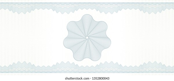 Vector Guilloche background. Monetary banknote background.