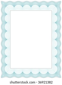vector guilloche border
