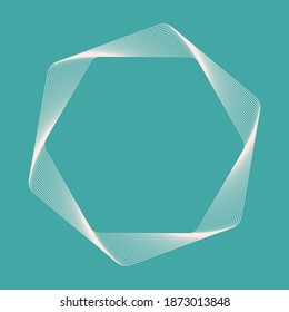 Vector Guilloche elements for certificate or diploma