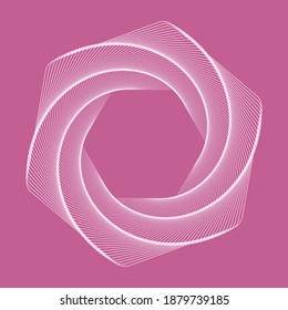 Vector Guilloche elements for certificate or diploma
