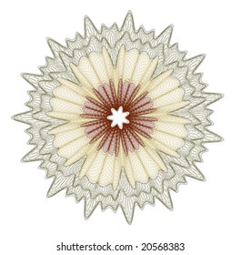 vector guilloche rosette
