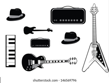 vector guitar