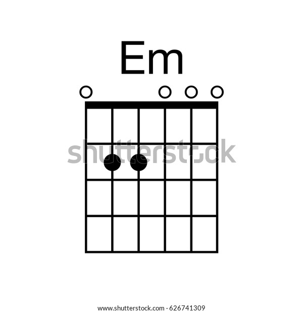 guitar e minor chord