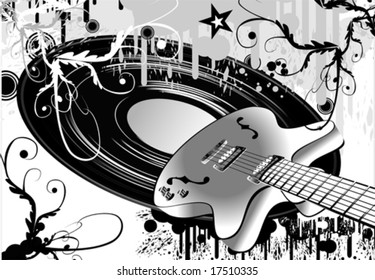 VECTOR guitar and disc