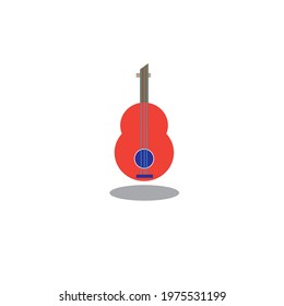 vector guitar or instrument logo or illustration or clipart