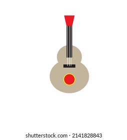 vector guitar or musical instruments clip art