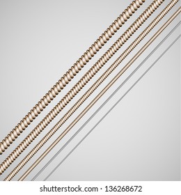 Vector Guitar Strings