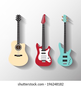 Vector guitars set