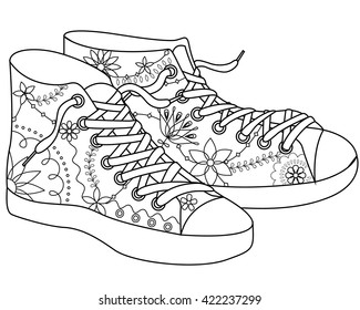 vector gumshoes coloring