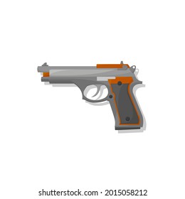 este es un vector de ilustración de arma