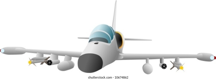 vector - gun plane Czech army L39 albatross