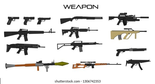 Vector gun for soldiers