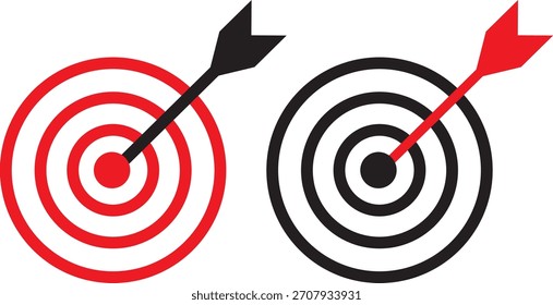 vector Gun target, Target icons template,Targets different shapes and color. Archery target business concept, Target Vector icon illustration,
