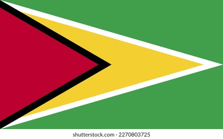 Vector GUYANA flag, official colours, illustration. EPS10. vector background of GUYANA flag, 
GUYANA Flag in circle