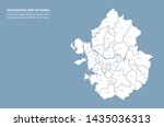 vector of gyeonggi-do map. korea map. seoul map.