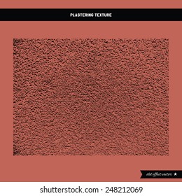 Vector gypsum texture on smoky pink backgrounds for design threadbare illustration and grunge backgrounds.