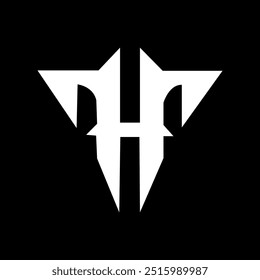 Vector H letter concept template