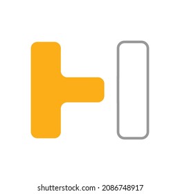 Vector of H letter icon. and a modern quality logo.