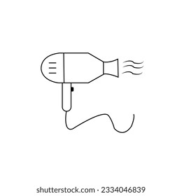 Secador de pelo vectorial, secador de pelo vectorial
