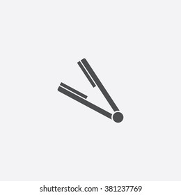 Vector Hair Straightener Icon